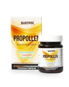 PROPOLLEN - tabletki z pyłkiem kwiatowym i propolisem - Suplement diety