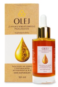 Olej z pyłku kwiatowego pszczelego - suplement diety 